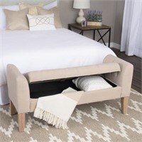 Kate Tufted Storage Bench Settee