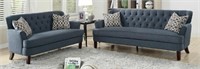 2 Piece Tufted Sofa and Loveseat SET