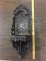 WOODEN DECORATIVE CHURCH SCONCE