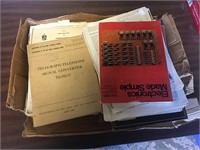 BOX LOT OF ELECTRONICS REPAIR BOOKS