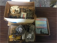 3 BOXES OF BOOKS AND PARTS