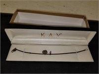 Kays Bracelet Faith on Charm in Box