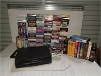 112 VHS Tapes and  VHS player