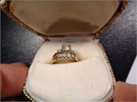 Yellow Gold & Diamond Wedding Set