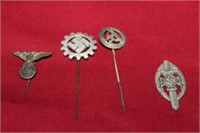 Nazi SA Member's Lapel Pin, NSDAP Lapel Pin,