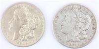 Coin 2 Morgan Silver Dollars 1921-S & 1921-P