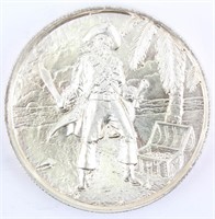 Coin 2 Troy Ounce .999 Fine Silver Pirate Coin