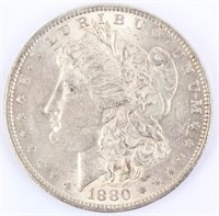 Coin 1880-O Micro "O" Morgan Silver Dollar in AU
