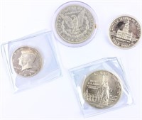Coin 4 Genuine United States Silver Coins