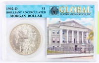Coin 1902-O Morgan Silver Dollar Certified BU