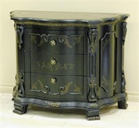 Italian Styled Marble Inset Painted Console.