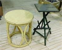 Painted Wooden Occasional Tables.