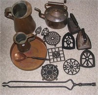 Group of Copper and Cast Iron