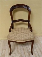Balloon Back Parlor Side Chair.