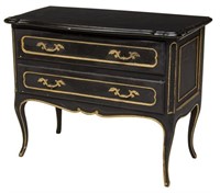 FRENCH LOUIS XV STYLE PAINTED COMMODE