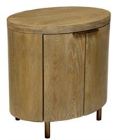 NEW HOOKER FURNITURE 'PACIFICA' OVAL SIDE CABINET