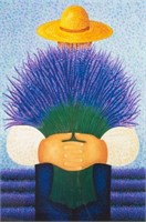 LOWELL HERRERO (D.2015) SIGNED PRINT ON PAPER