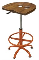 GEOFFREY WARNER STUDIO 'OWL' ADJUSTABLE STOOL