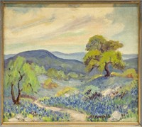 HELEN KENDALL (1895-1946) AUSTIN TEXAS BLUEBONNETS