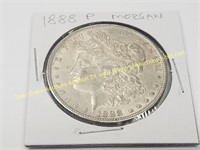 1888 MORGAN SILVER DOLLAR COIN