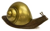 SERGIO BUSTAMANTE BRONZE SNAIL SCULPTURE