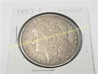 1887 MORGAN SILVER DOLLAR COIN