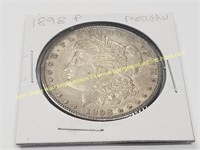 1898 MORGAN SILVER DOLLAR COIN