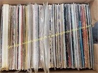 LARGE BOX LOT OF VINYL RECORDS
