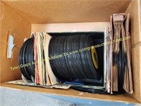 BOX LOT OF VINYL RECORDS