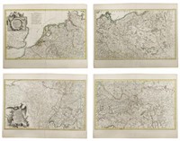 (4)MAPS RIZZI ZANNONI C 1775 GERMAN EMPIRE, POLAND