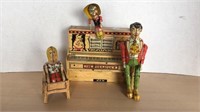 Vintage Tin Piano Toy - Unique Art Manufacturing