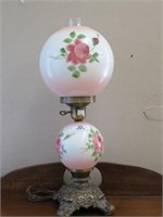 HAND PAINTED "GONE WITH THE WIND" LAMP ELECTRIFIED