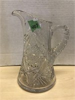 Cut Glass Pitcher