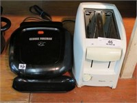 TOASTER & GEORGE FORMAN GRILL