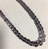Beaded Necklace With Sterling Clasp