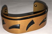 Copper Decorative Cuff Bracelet