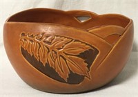 Roseville Art Pottery Silhouette Leaf Bowl