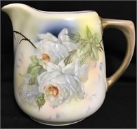 Prussia Royal Rudolstadt Hand Painted Pitcher