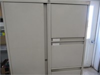 Steelcase File Cabinet, Coat Closet Combination