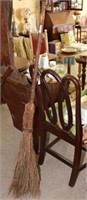 ANTIQUE CHIPPENDALE SIDE CHAIR W/ REPLACED SEAT