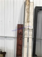 Pair of porch posts--79" tall