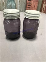 3 Ball jars w/ zinc lids