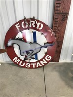 Ford Mustang metal wall hanging