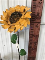 Sunflower yard art