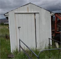 A-frame Shed (white)  7' X 6' To Be Moved