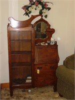 antique secretary cabinet