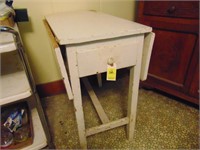 painted drop leaf table