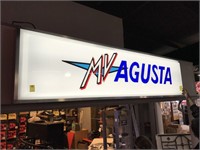 Agusta lighted sign