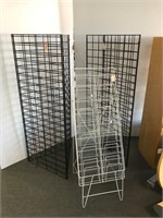 Wire display racks