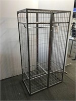 Wire cage display case
